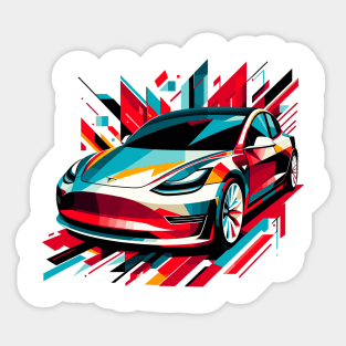 Tesla Model 3 Sticker